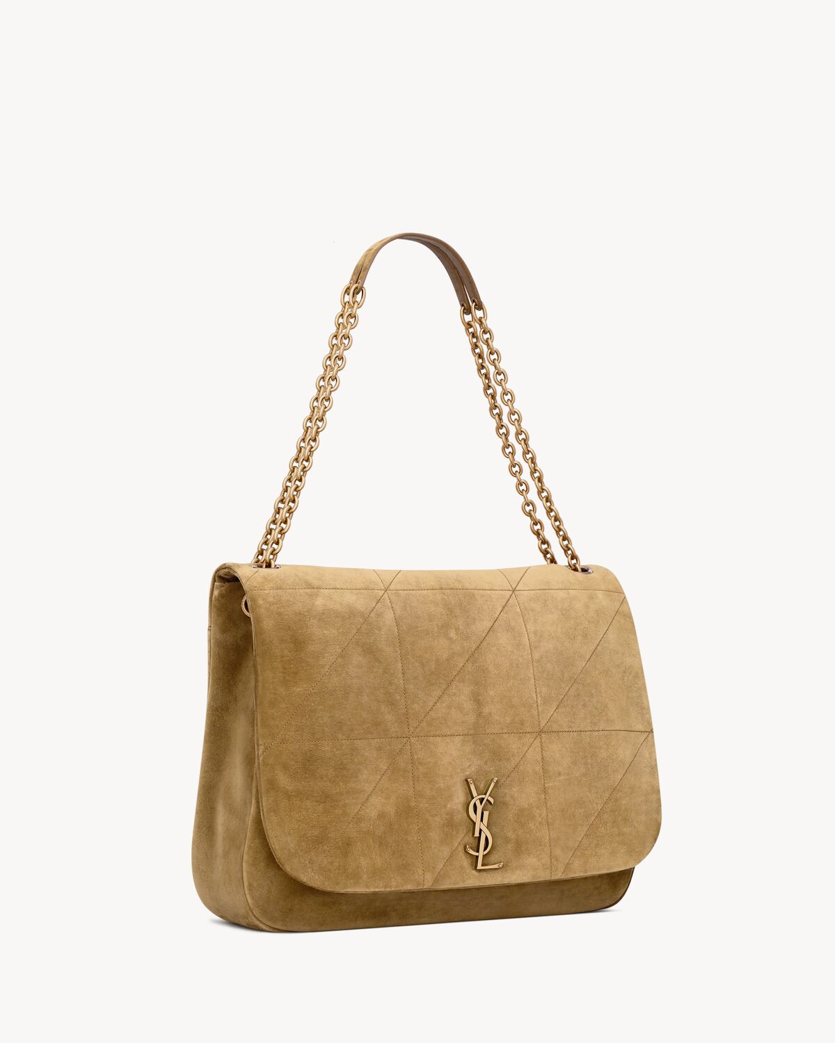 large jamie 4.3 in suede GOLDEN LEAF