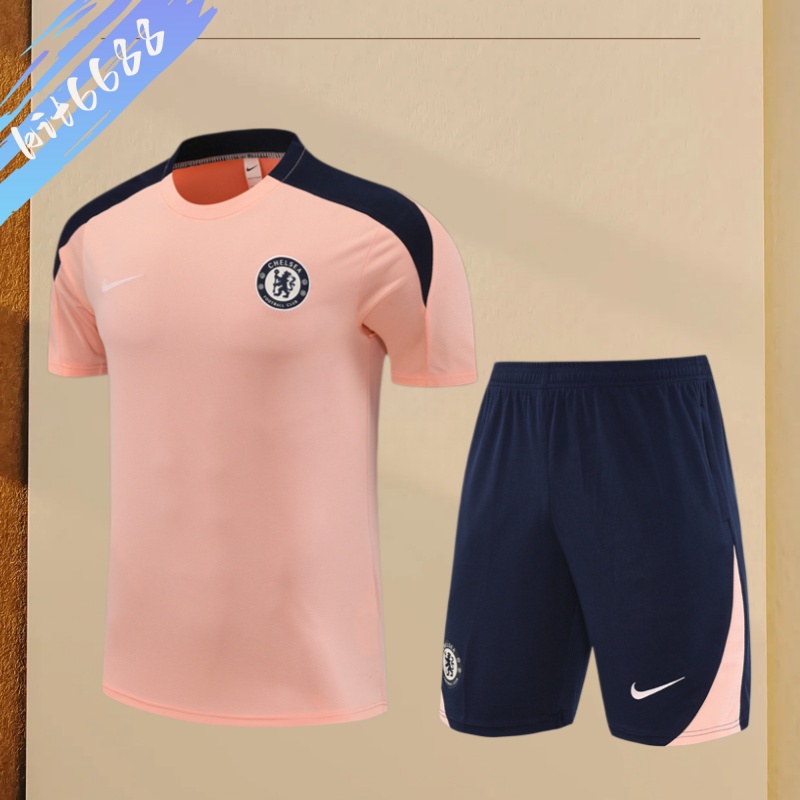 25/26 Chelsea Short Sleeve Training Suit (Adult and Children's Set)
