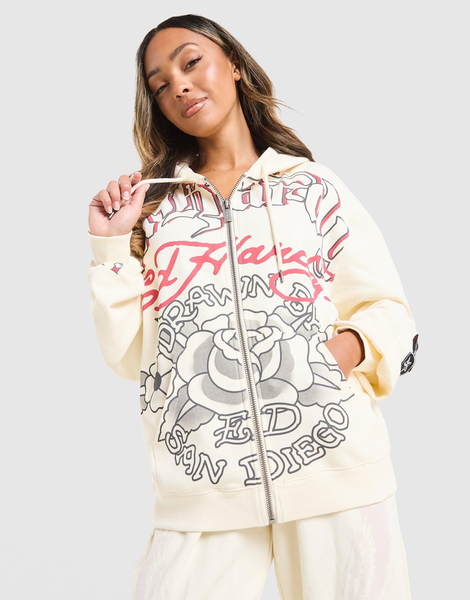 Ed Hardy Gothic Full Zip Hoodie