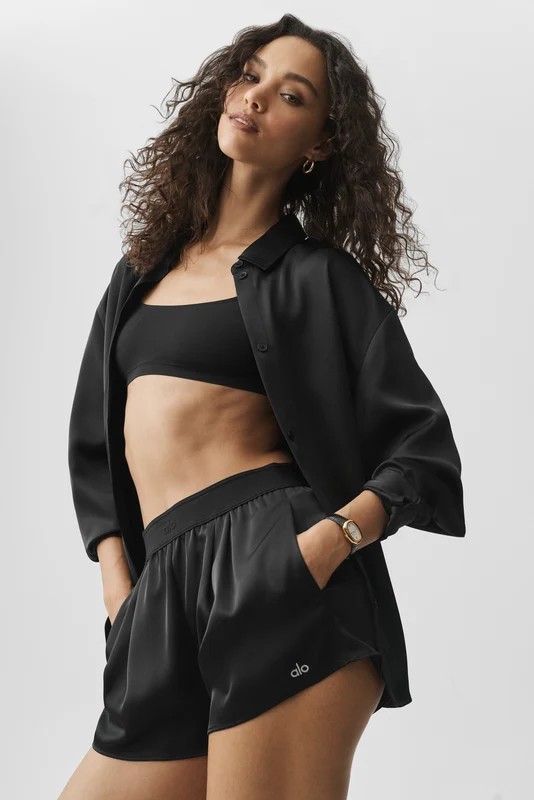 Satin High-Waist Smooth Talker Short