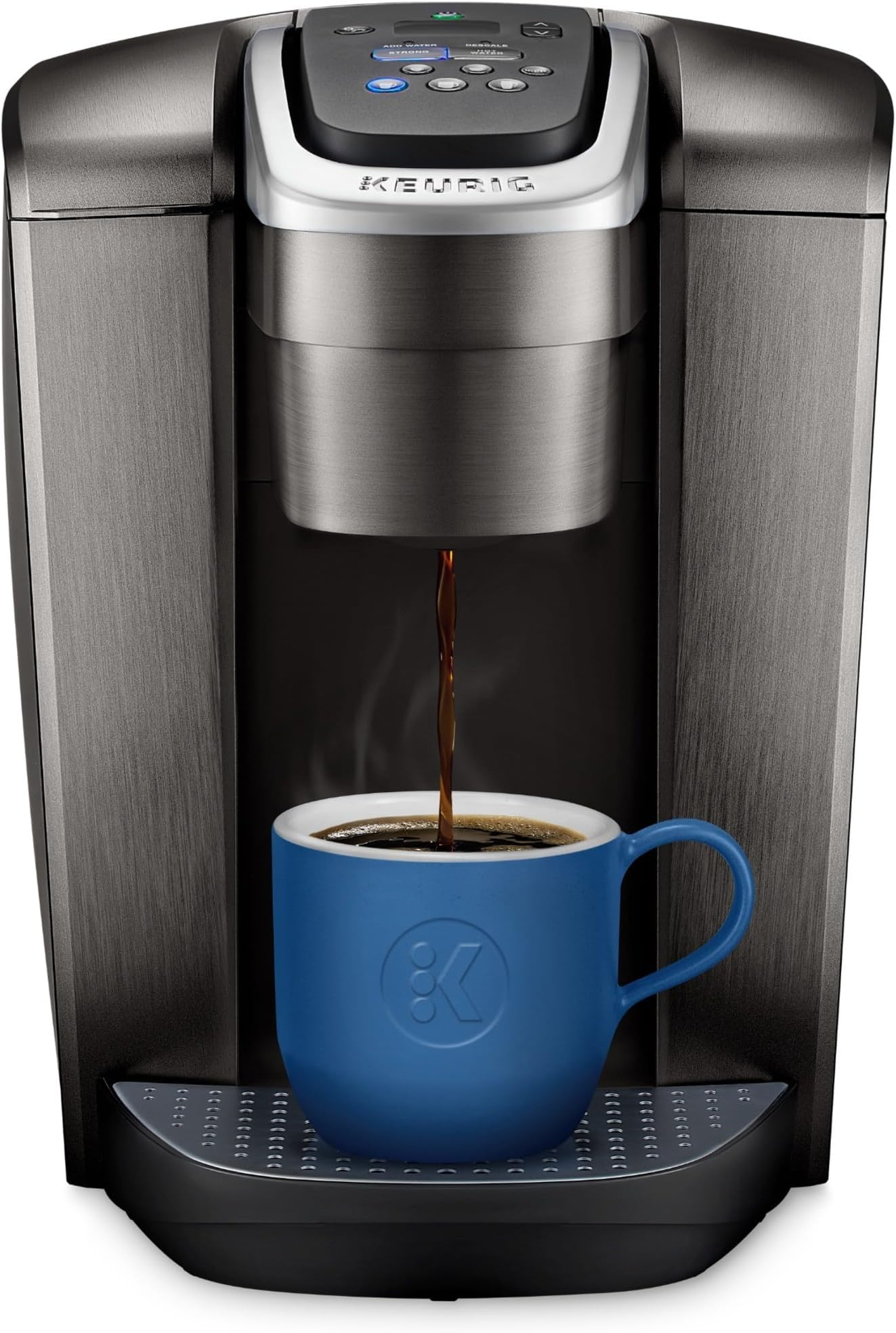 coffee machine Single cup coffee maker with strength and temperature control, iced coffee capacity, 8 to 12 oz brew size, programmable