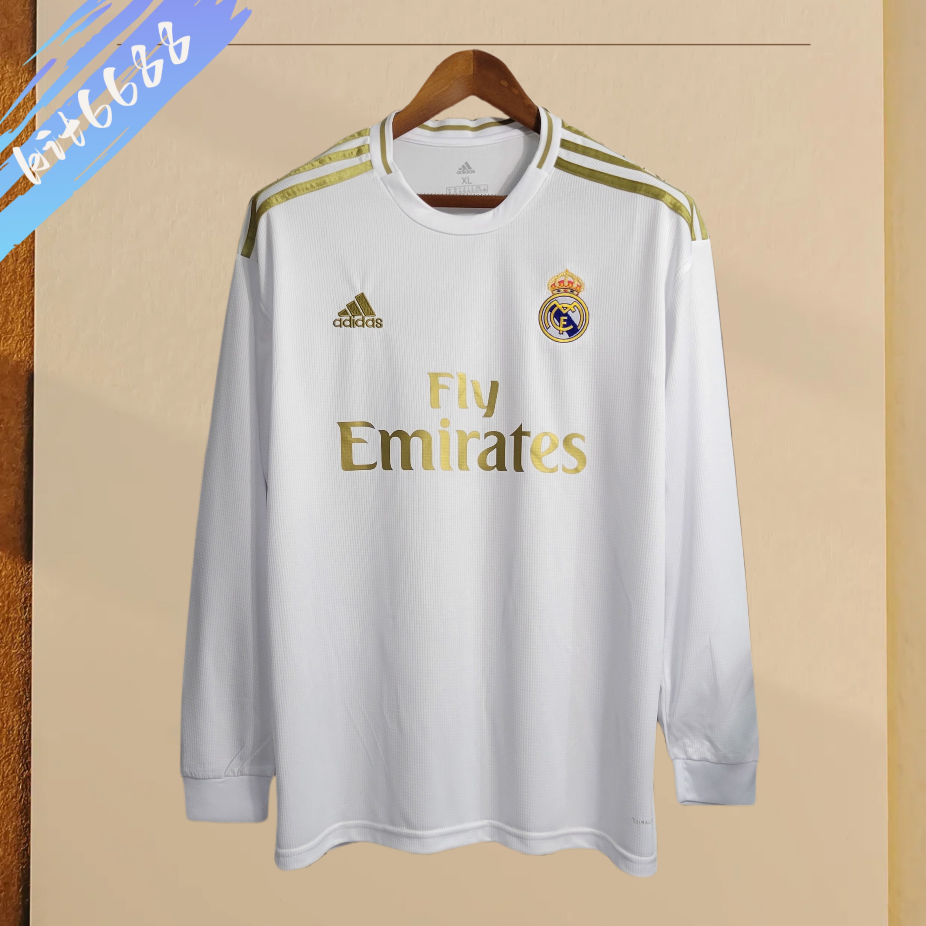 2019/2020 Real Madrid home Long Sleeve Retro Football Shirt