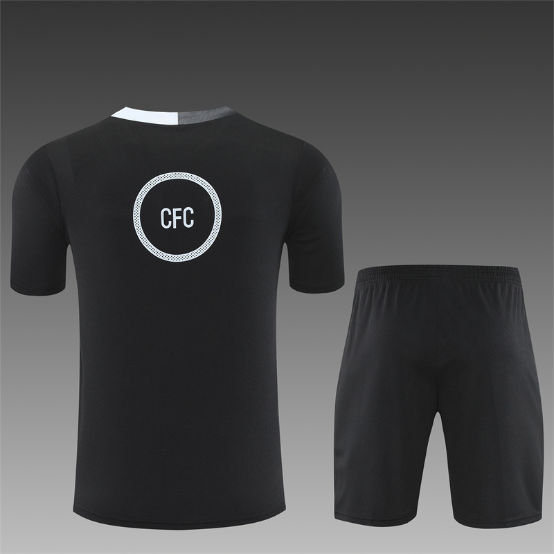 25/26 Chelsea Short Sleeve Training Suit (Adult and Children's Set)