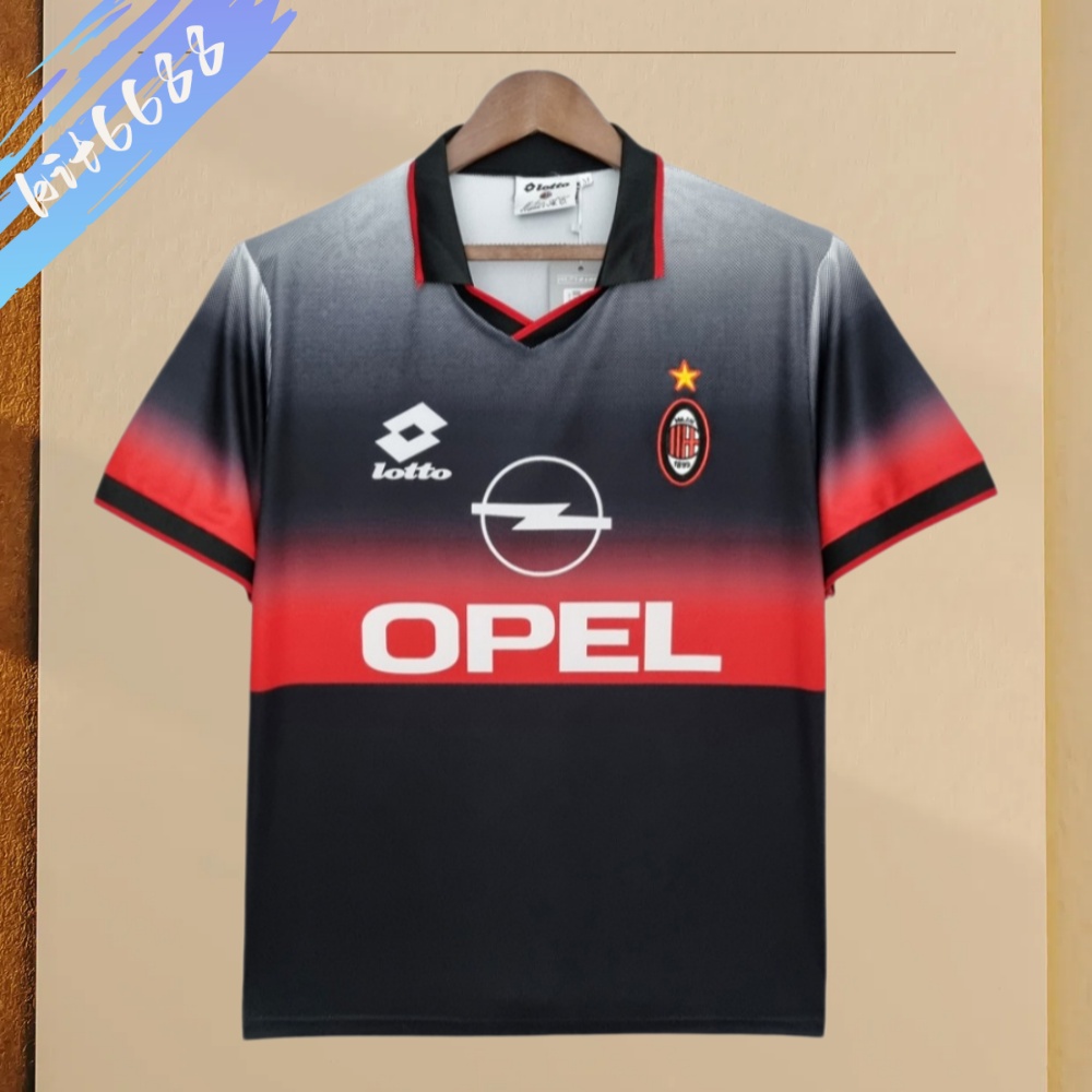 1995/1996 AC Milan Retro Black Training Shirt