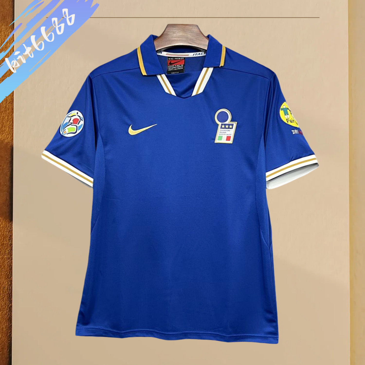 1996 Italy Home Retro Football Shirt