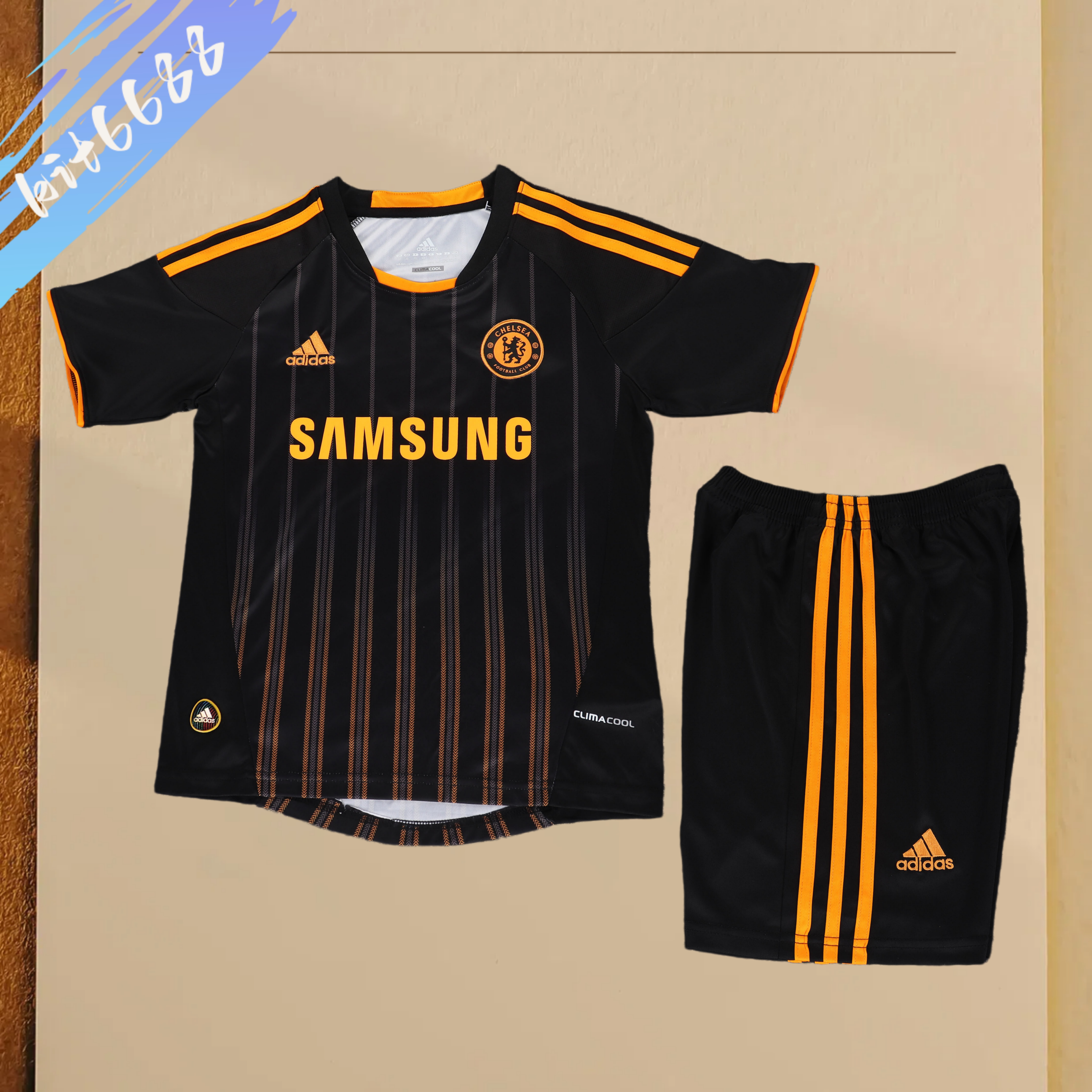 2010/2011 Chelsea Away Retro Football Shirt (Kids Kit)