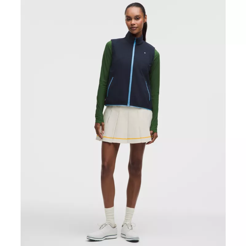 Lightweight High-Neck Golf Vest Graphic