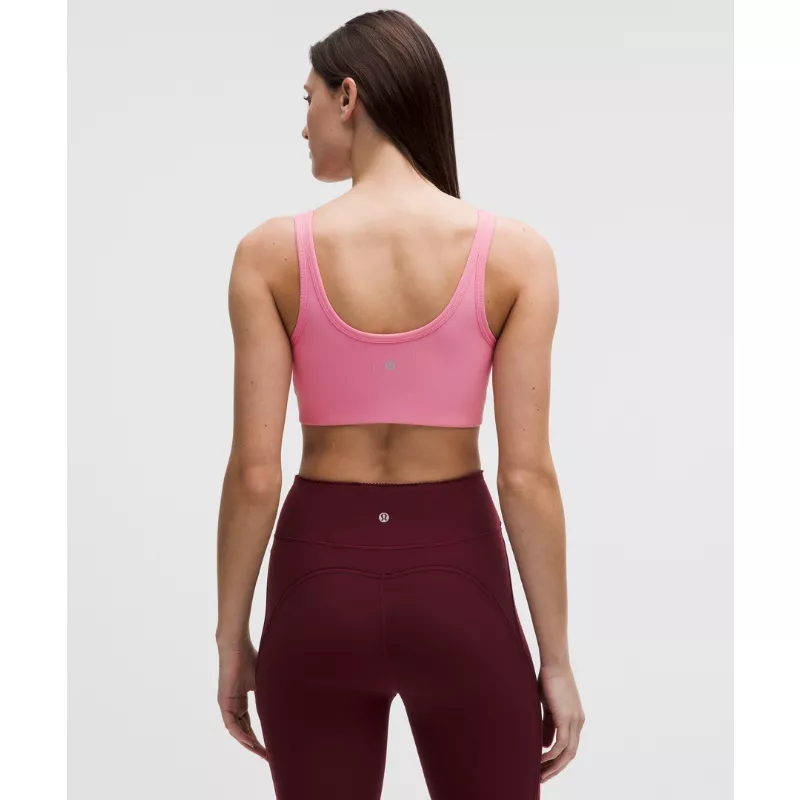 Nulu Ribbed Scoop-Neck Bra Light Support, B/C Cup Heart