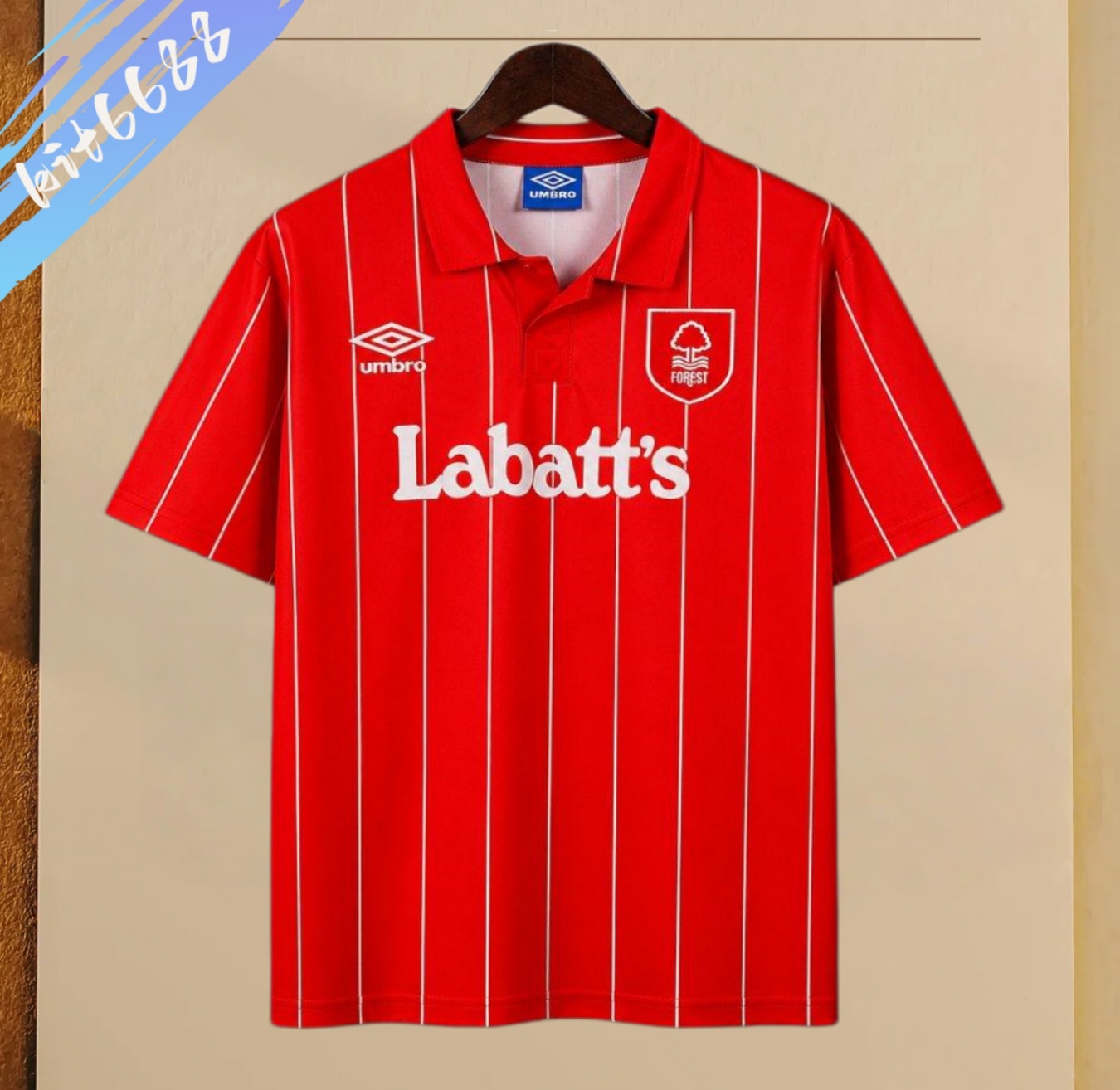 1993/1994 Nottingham Forest Hove Retro  Football Shirt (Fan Edition)