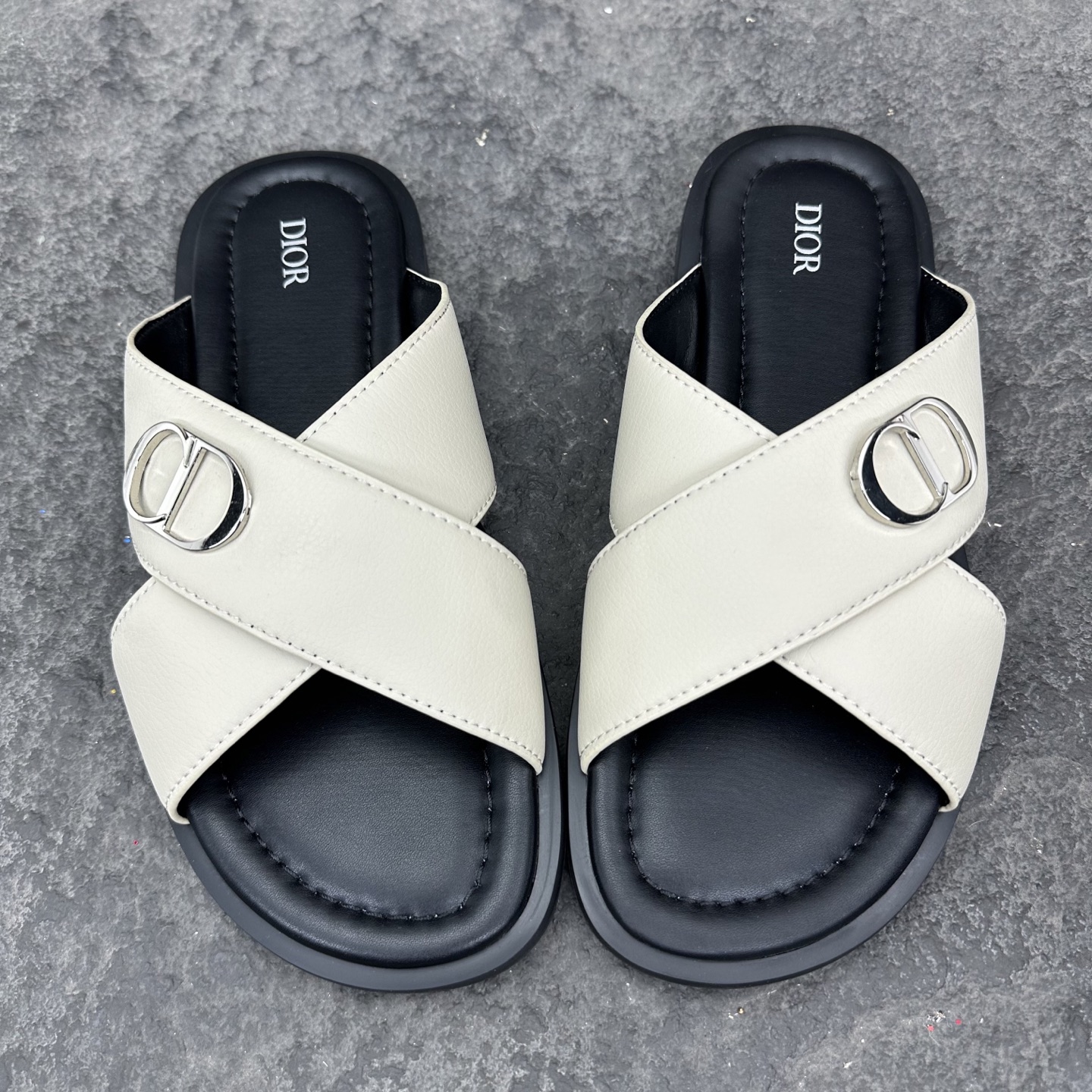 Dior Aqua Oblique Sandals & Slippers Men Size 39-46