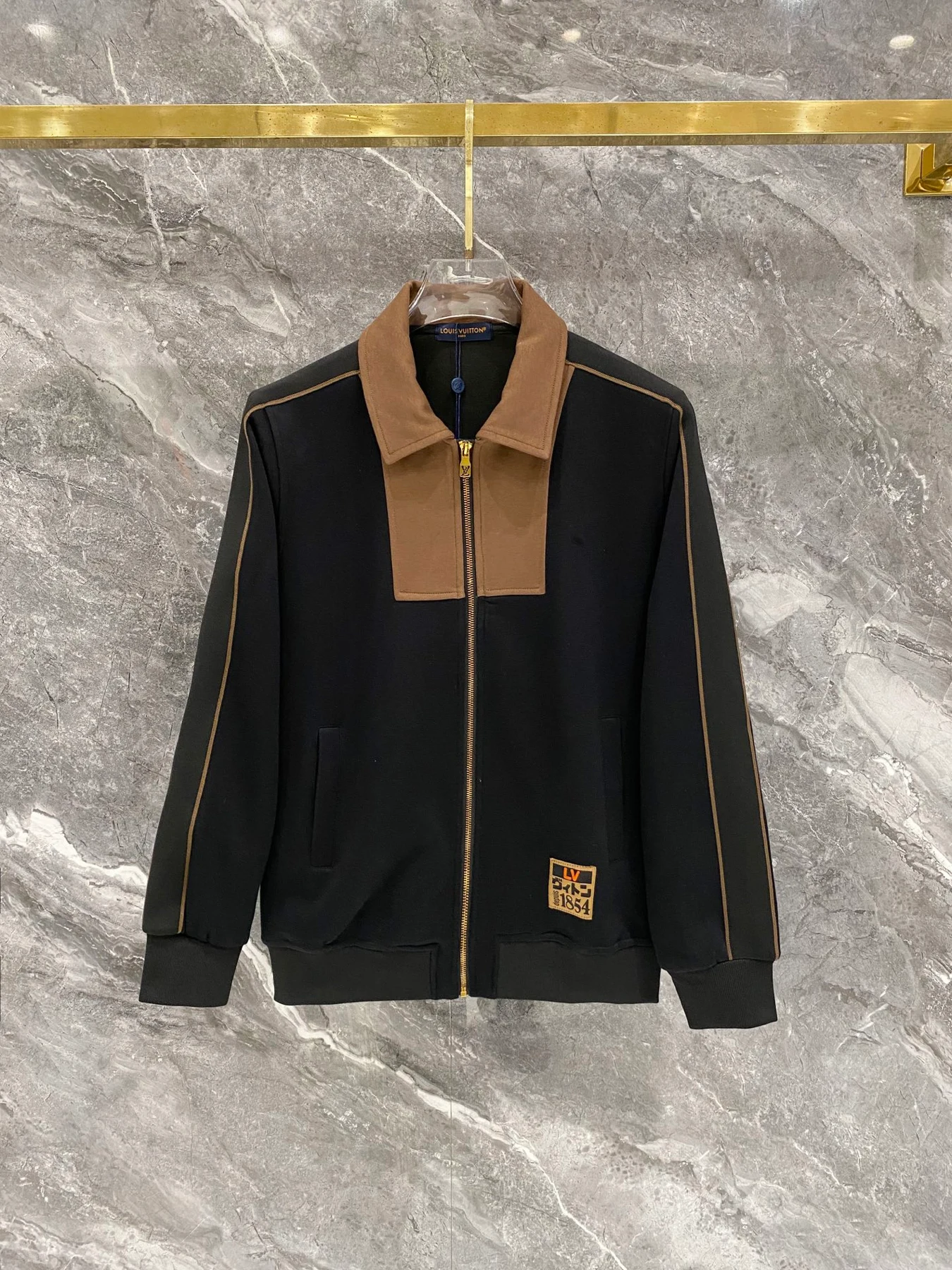 Louis Vuitton 26SS Stickerei Jacken Schwarz Jacken YX853322