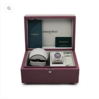 AP Royal Oak Diamond Set Steel Watch 41mm Pink Dial