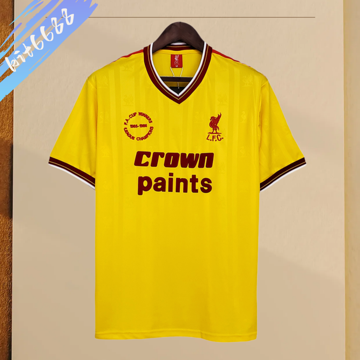 1985/1986 Liverpool Retro Away Football Shirt