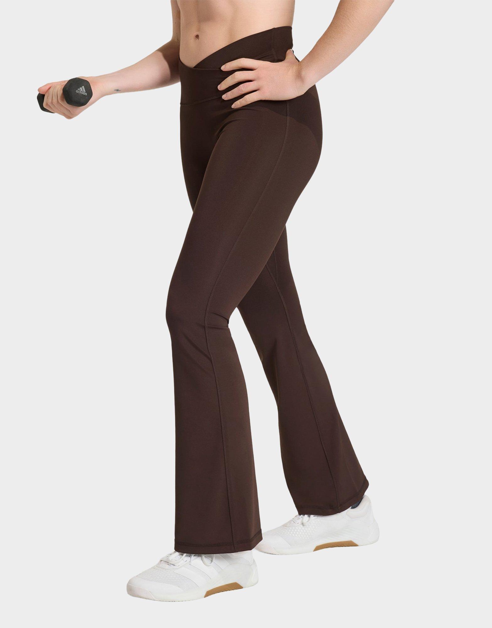 adidas 3-STREIFEN STUDIO ALL ME FLARE X-OVER LEGGINGS
