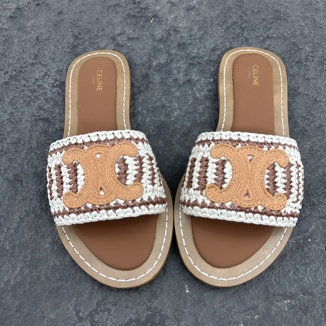 Celine 2026ss LYMPIA Women Sandals Slippers Size 36-42