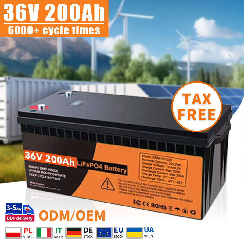 Lithium Ion Batteries Pack 36v 200ah