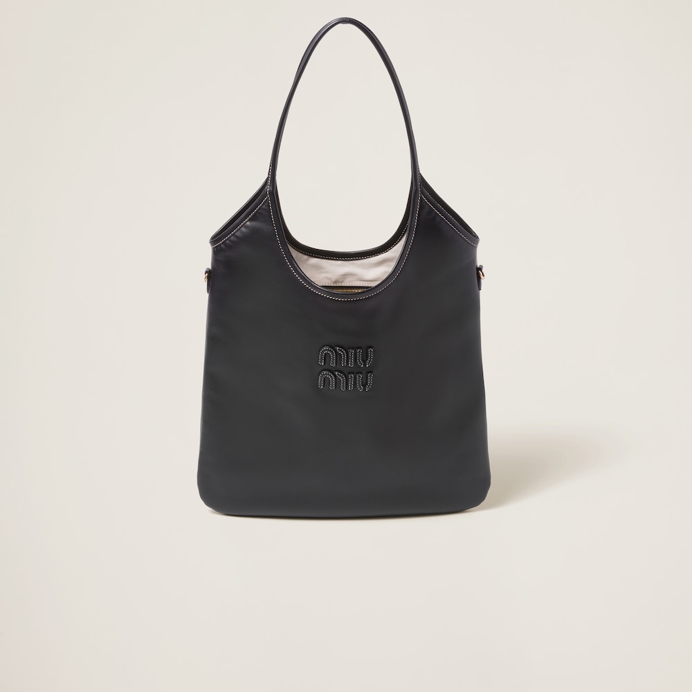 IVY leather bag Black