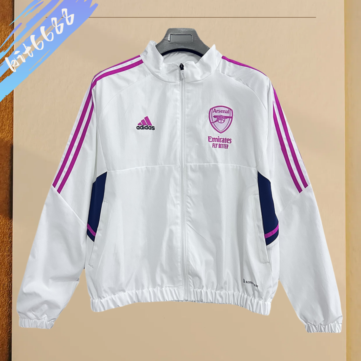 2025/2026 Arsenal embroidered football windbreaker