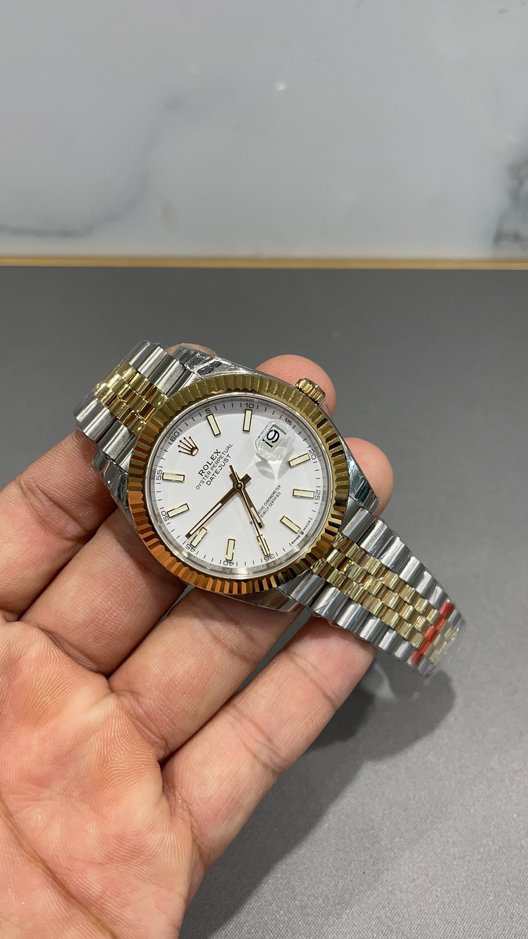 Rolex Datejust 41 Oyster 41mm Oystersteel and yellow gold M126333-0016
