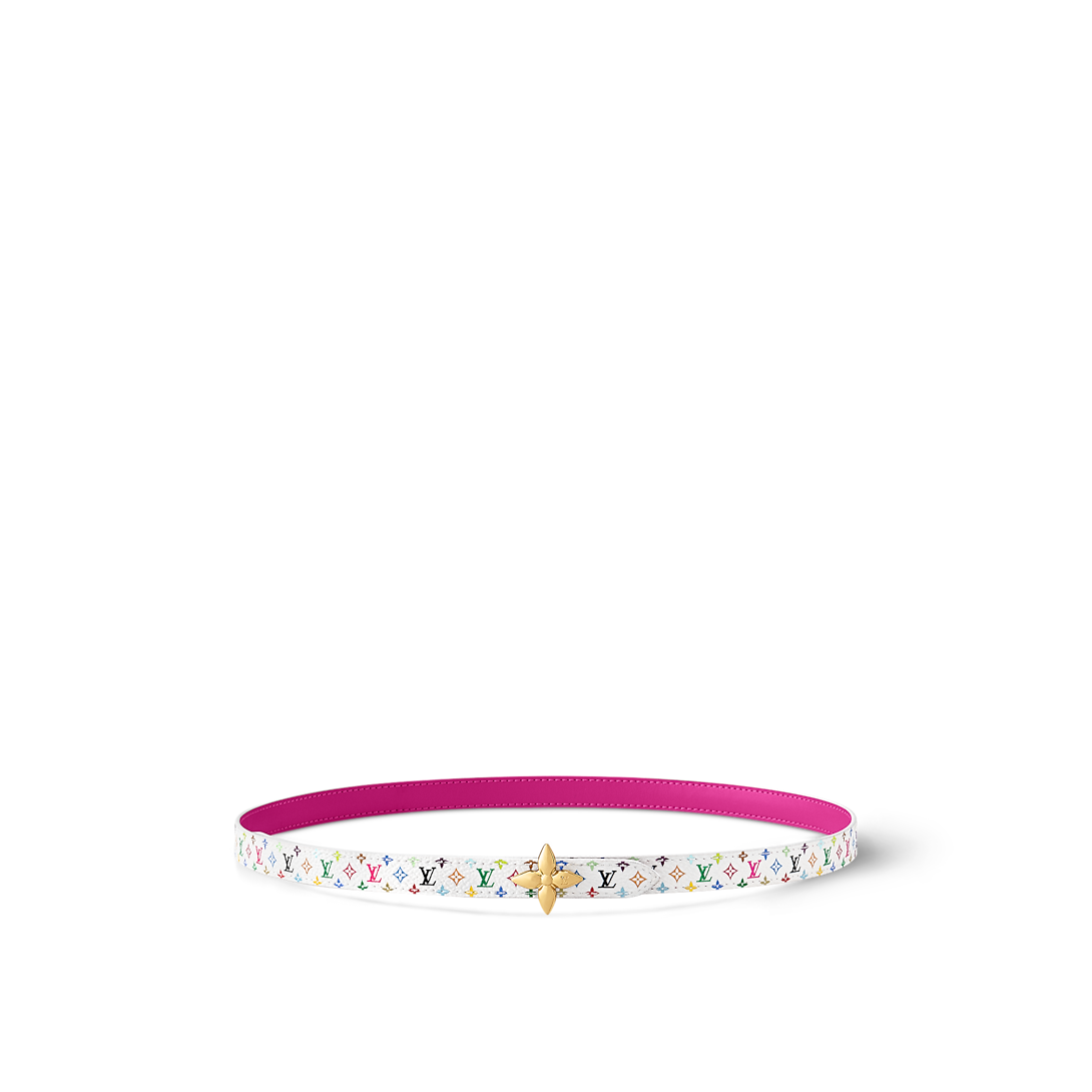 LV x TM Mini Flowergram 15mm Reversible Belt M8992W