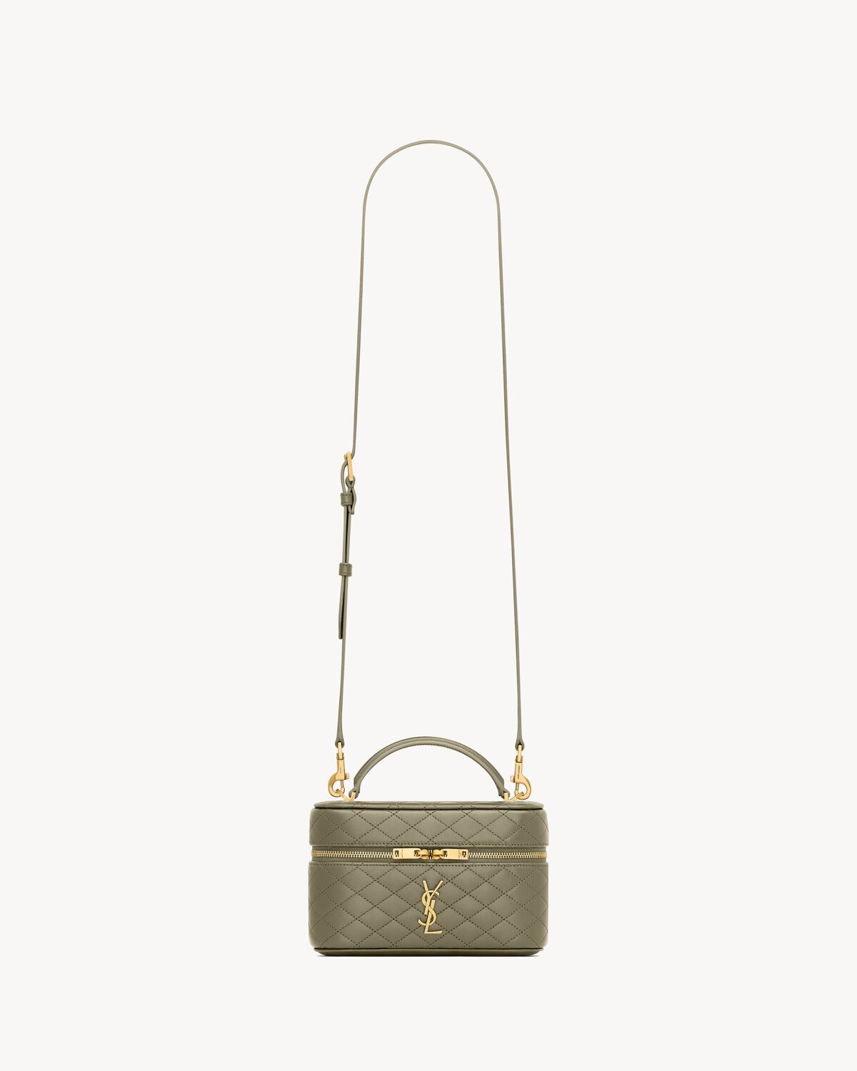 gaby vanity bag in lambskin STRONG MOSS
