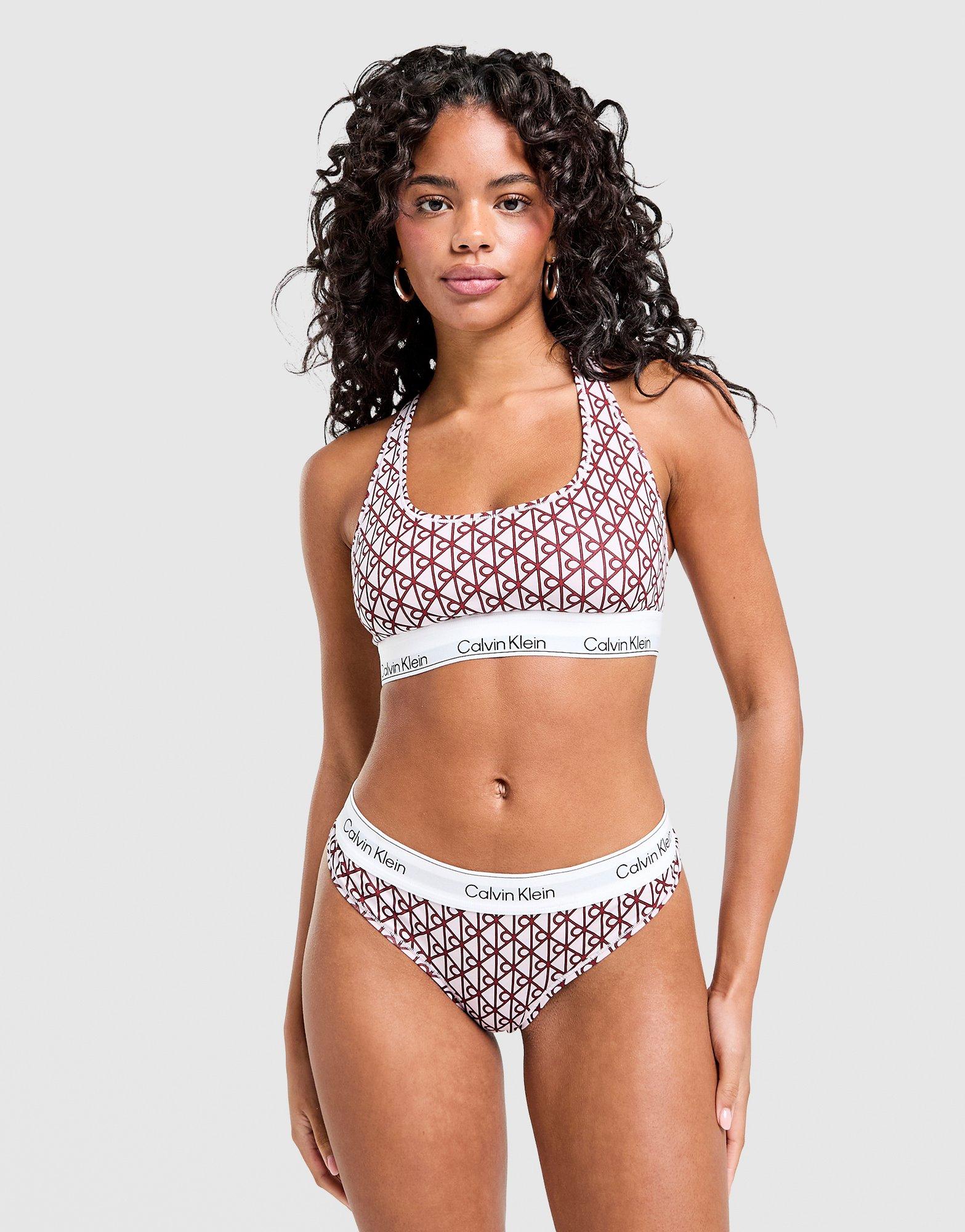 Calvin Klein Underwear Modern Cotton All Over Print Bralette