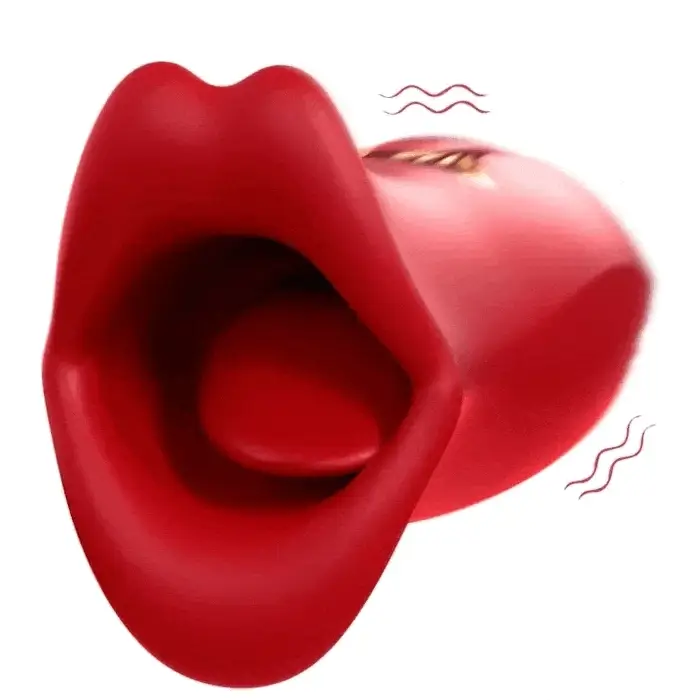 Rose Muncher 10 Biting & 10 Vibrating Modes Stimulate Nipple Clitoral Women Vibrator