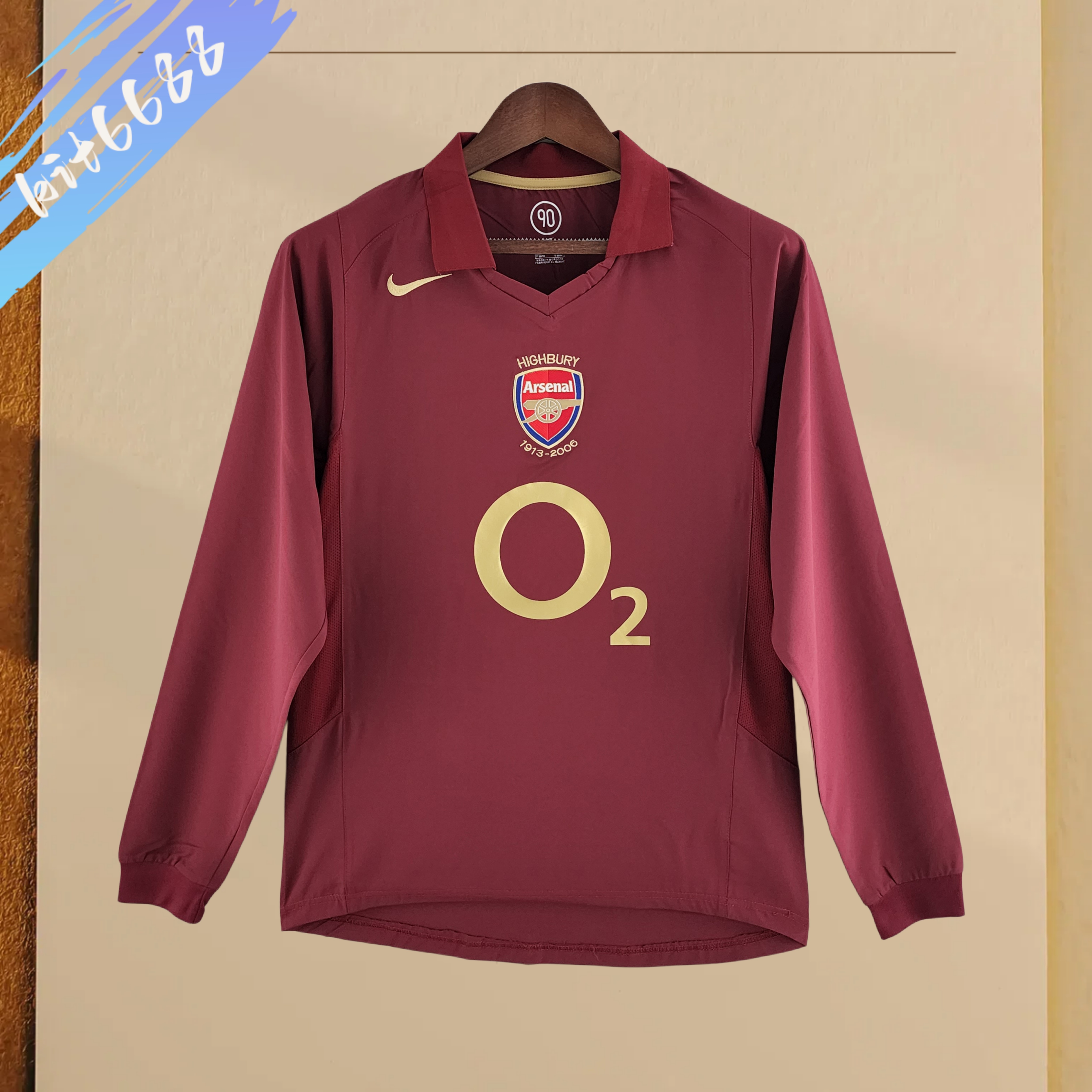 05/06 Arsenal home Retro Long Sleeve Football Shirt