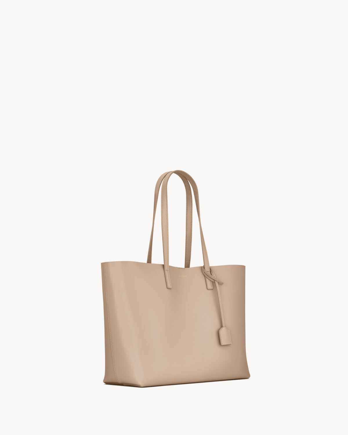 shopping saint laurent in leather DARK BEIGE