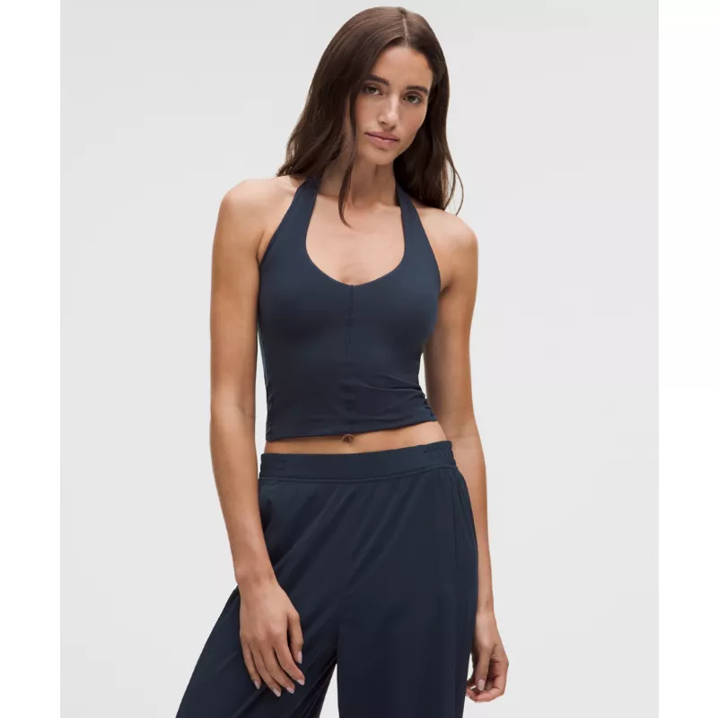 Wundermost Ultra-Soft Nulu Halter Tank Top