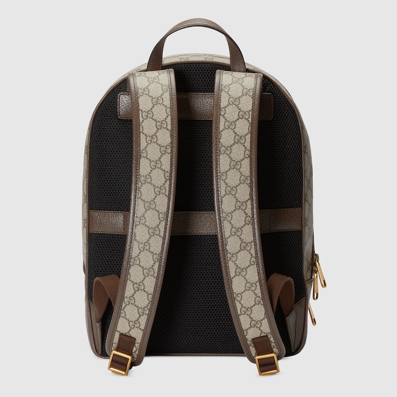 Ophidia medium backpack Green and red Web stripe