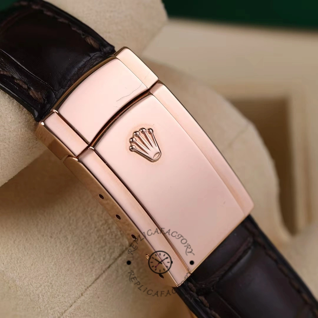 Rolex Sky-Dweller 326135 Chocolate Arabic Sunray Brown Dial 42MM Mens Replica Watch