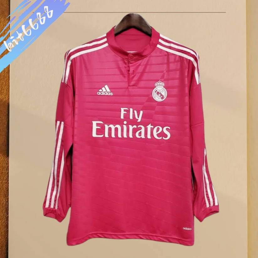 2014/2015 Real Madrid Away Long Sleeve Retro Football Shirt