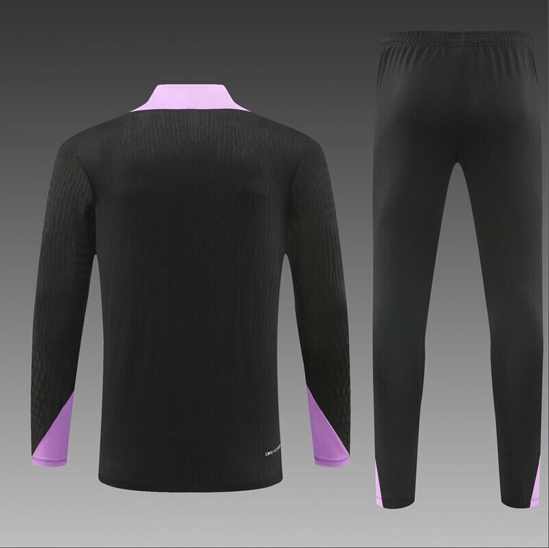 2024/2025 England Black Half Zip Training Kit - (Adult Kids Kit)
