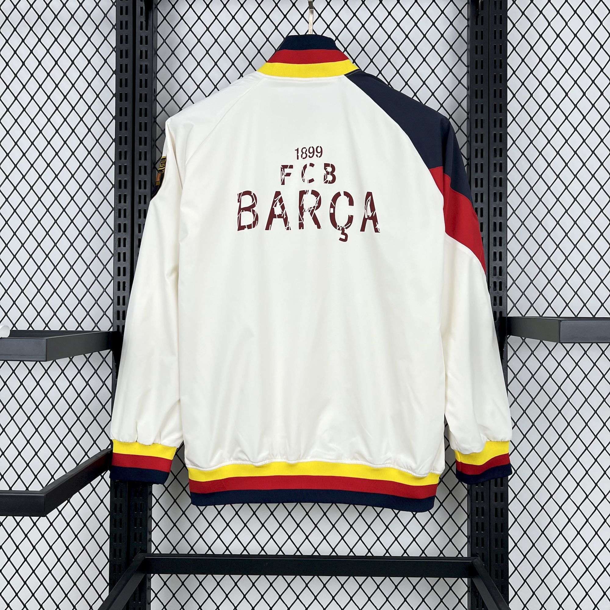 2025/2026 Barcelona Retro Classic Jacket windbreaker