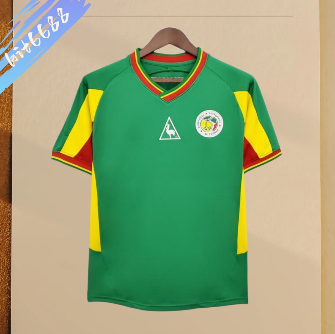 2002 Senegal home Retro Football Shirt