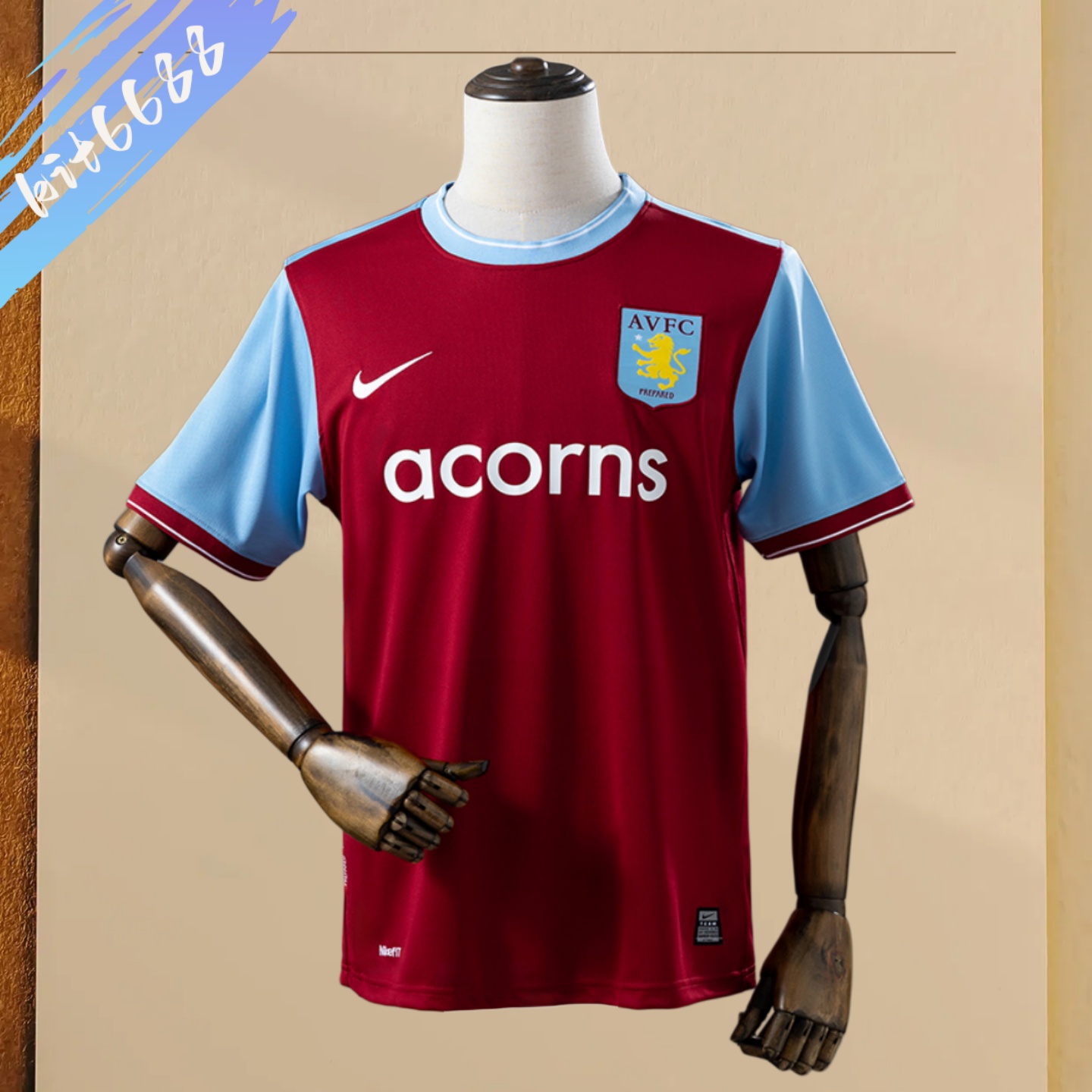 2009/2010 Aston Villa Home Retro Football Shirt