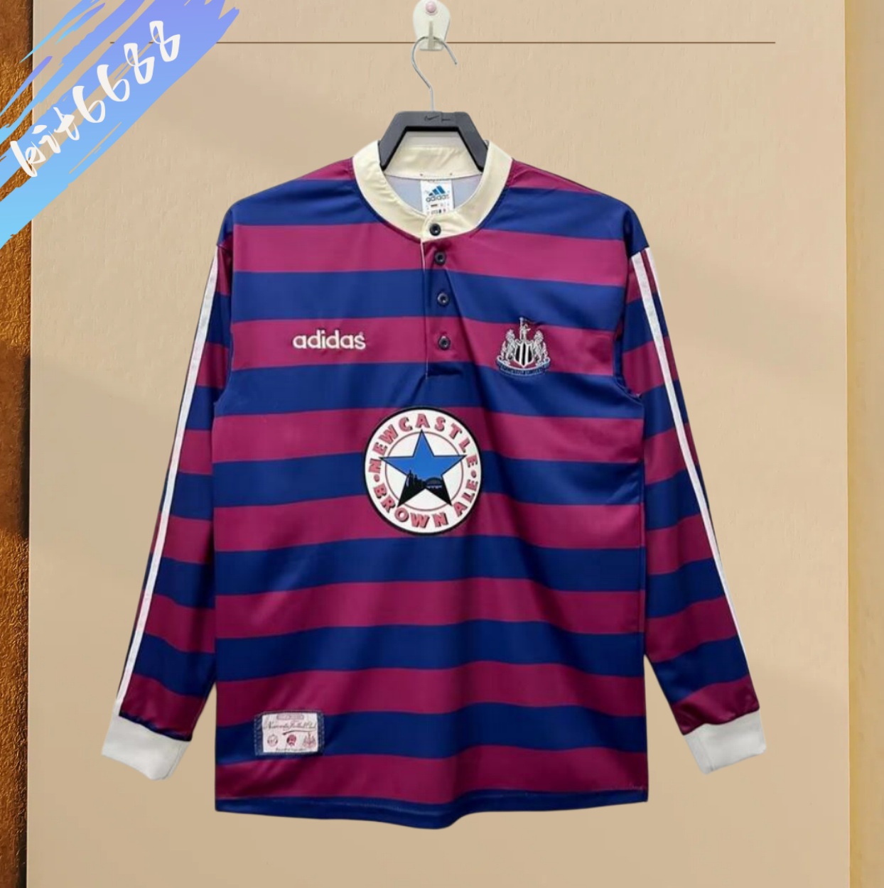 1995/1997 Newcastle United Away Long Sleeve Retro Football Shirt