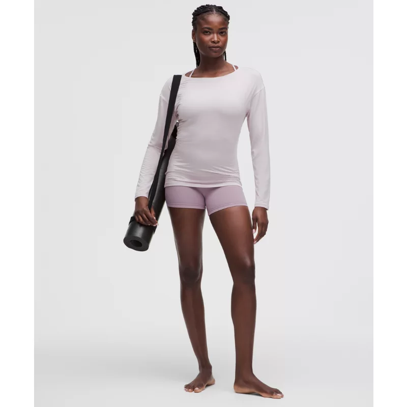 SilkyAppeal Hip-Length Long-Sleeve Shirt