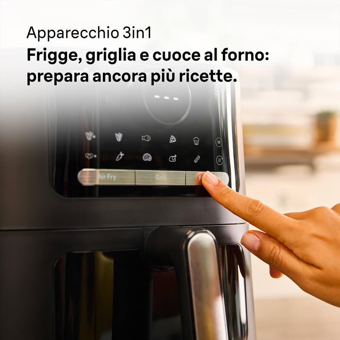 BRAUN - Friggitrice ad aria MultiFry 5 HF5073-NERO
