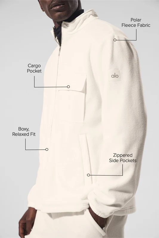 Polar Fleece Ridge Full Zip Jacket
