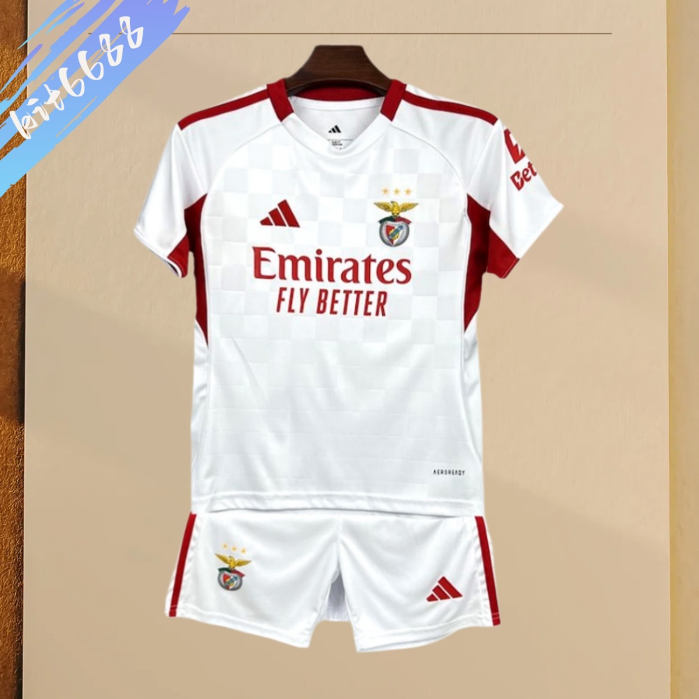 2025/2026 Benfica Football Club Second Away Football Shirt（Kids Kit socks）