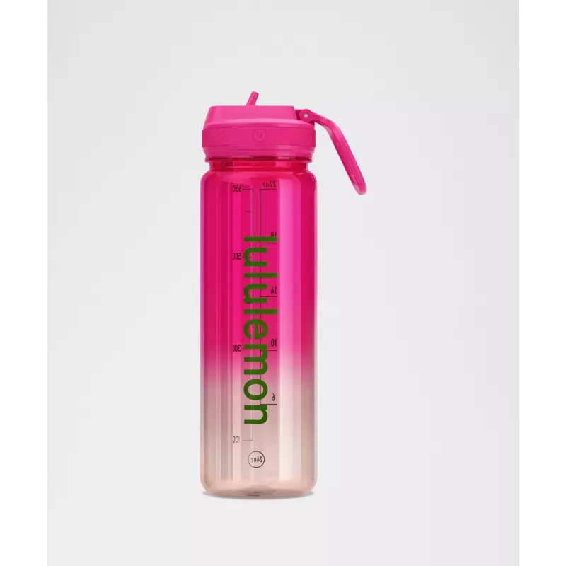 Back to Life Clear Bottle 24oz Straw Lid