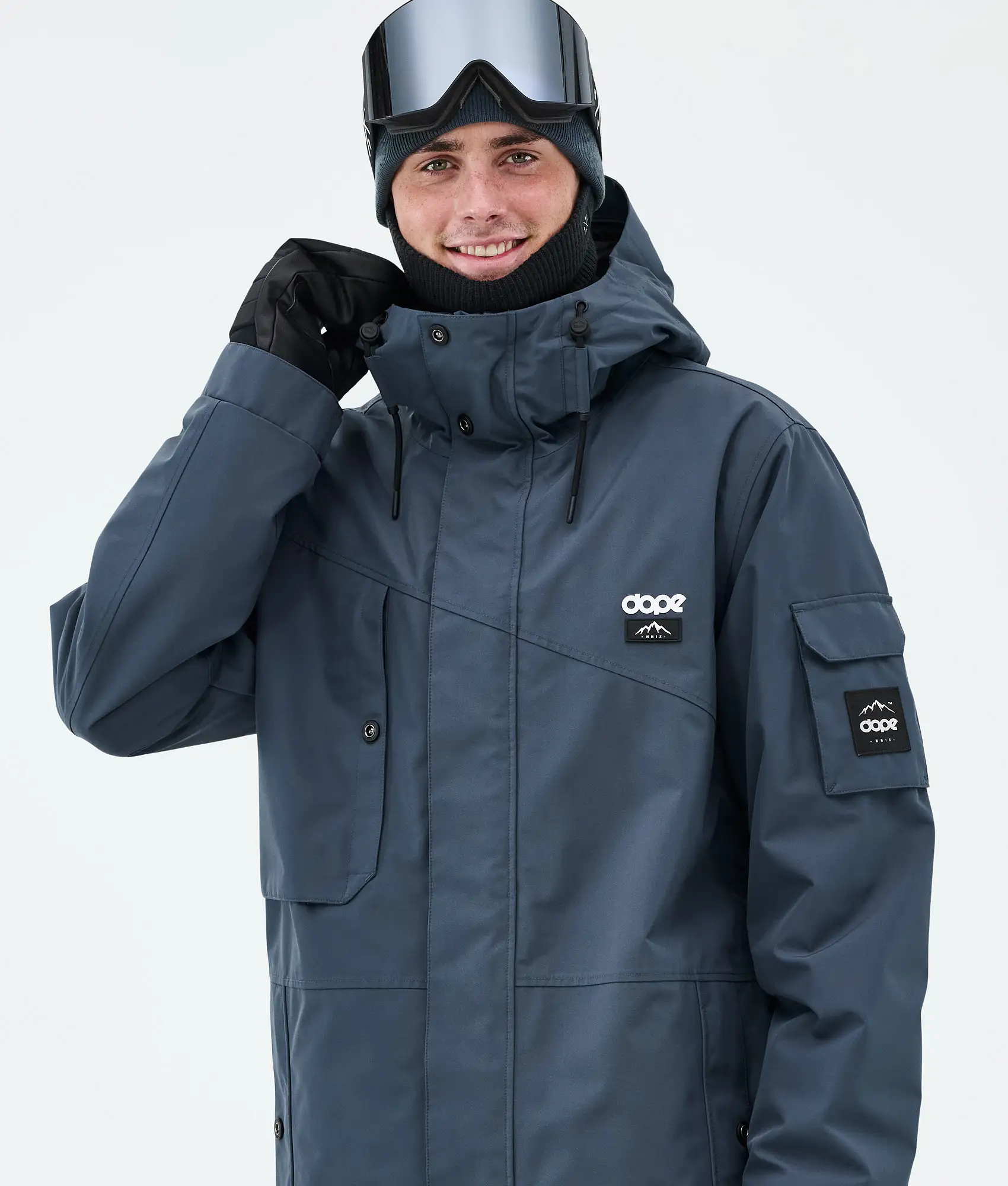 Adept Snowboard Jacket Men Metal Blue