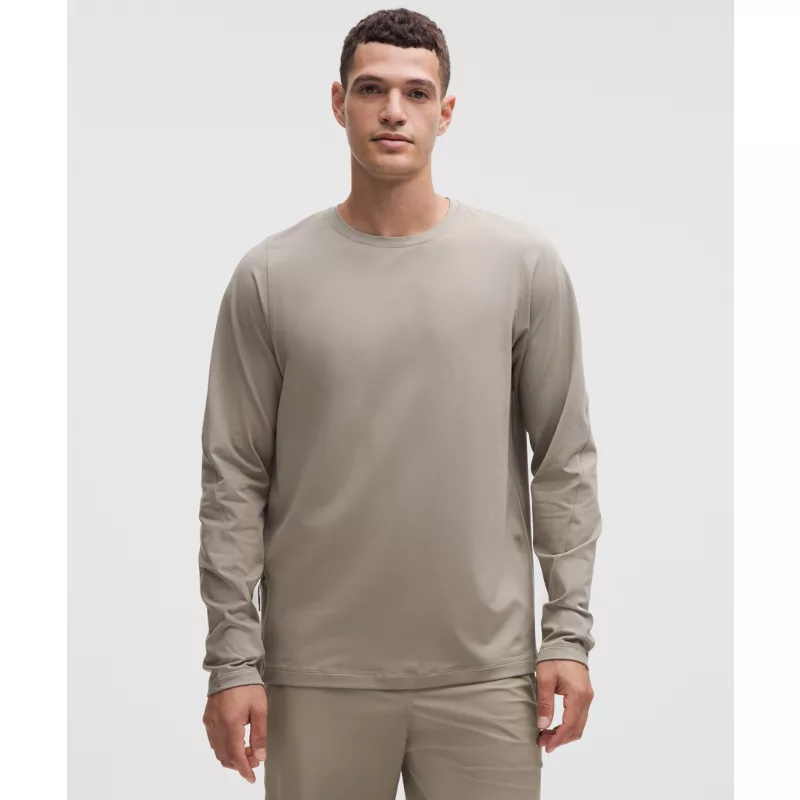 Rulu Fleece Crewneck Long-Sleeve Shirt