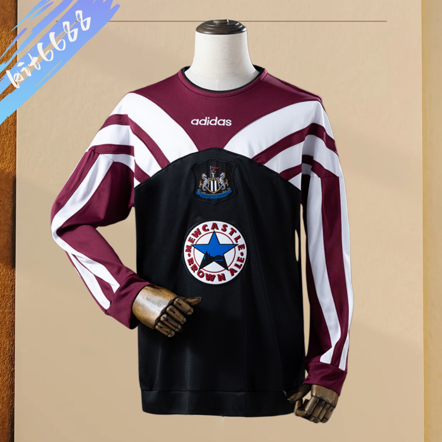 1995/1996 Newcastle United Training Long Sleeve Retro Football Shirt