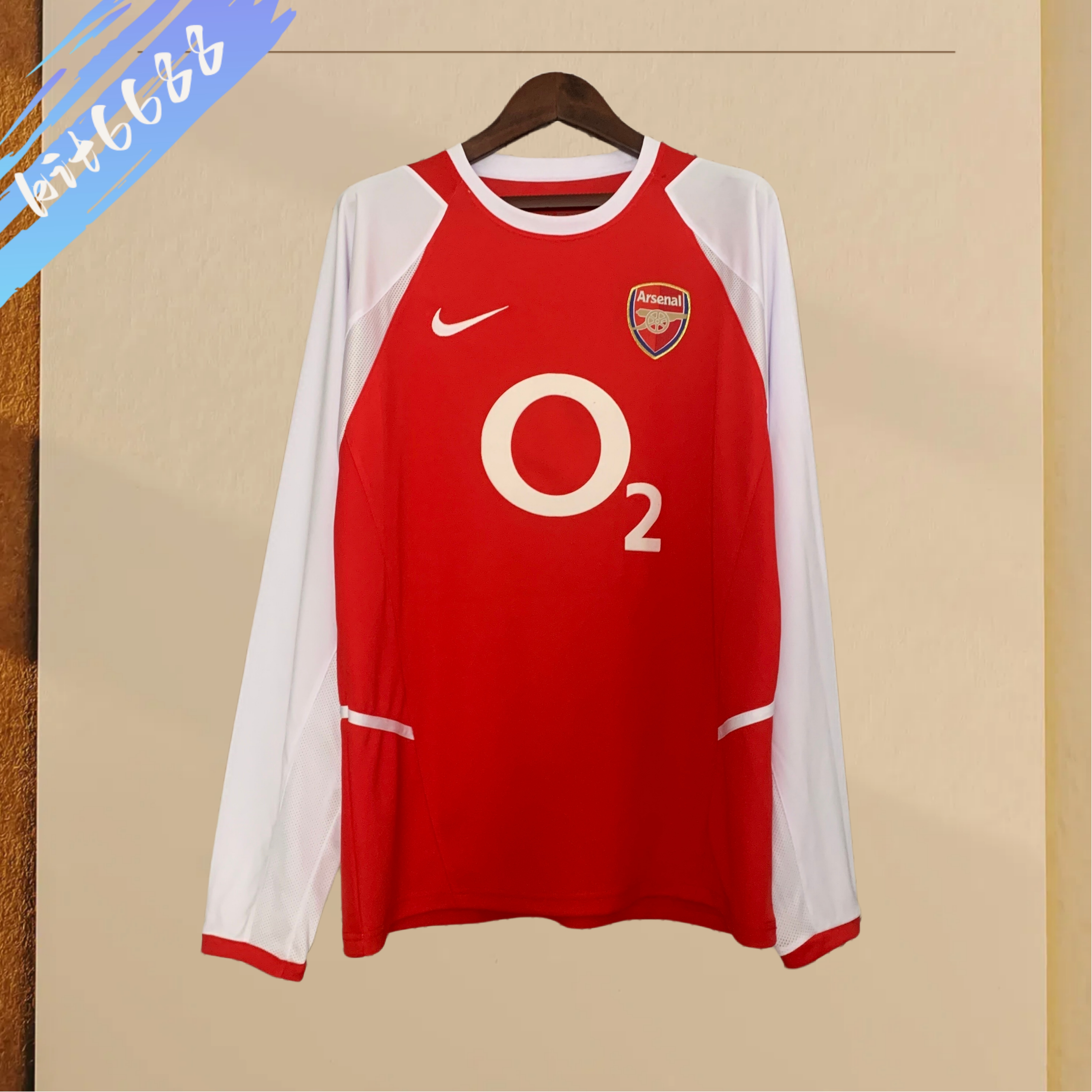 02/03 Arsenal Home Retro Long Sleeve Football Shirt