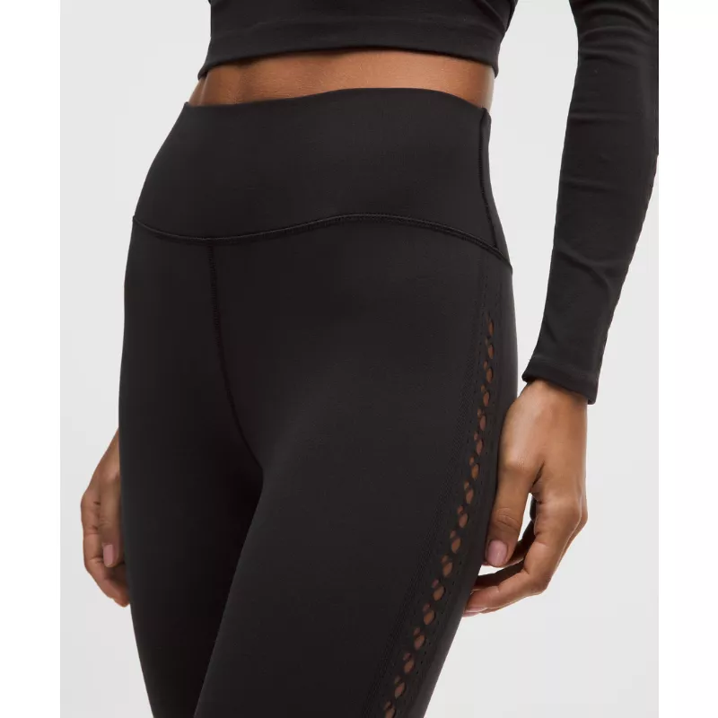 RevealKnit Eyelet High-Rise Tight 7/8 Length