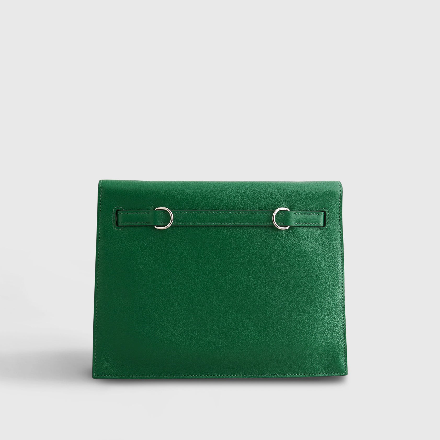 Hermès Kelly Danse II Evercolor Cactus / Blue Zephyr Palladium Hardware