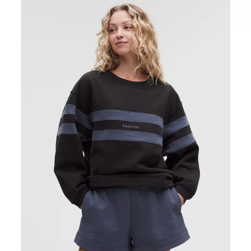 Women's Steady State Oversized Pullover Stripe